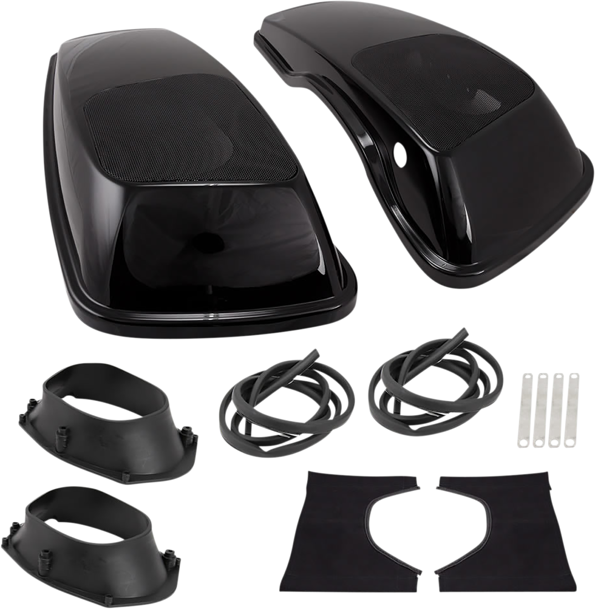 Saddlebag Lid with Speaker Cutouts