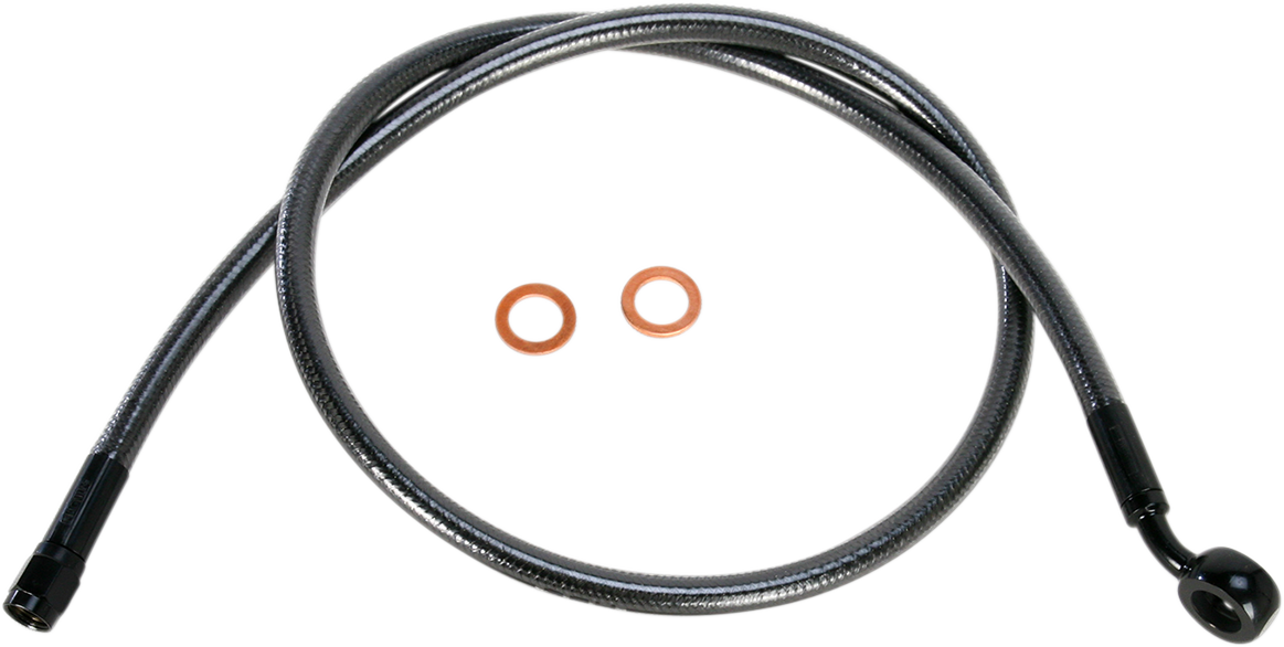 Brake Line - 7/16"-35° - 34" - Black Pearl