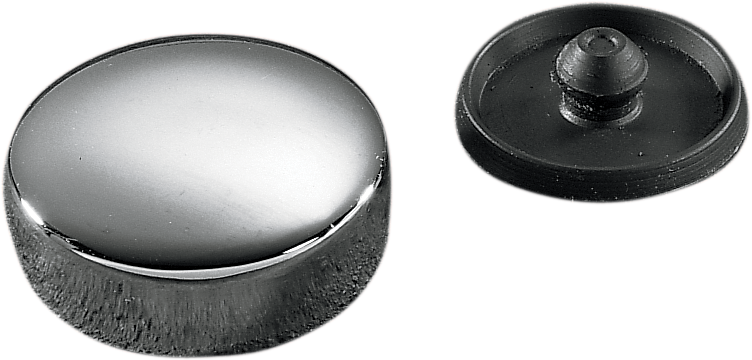 Chrome Stem Bolt Cover and Rubber Plug