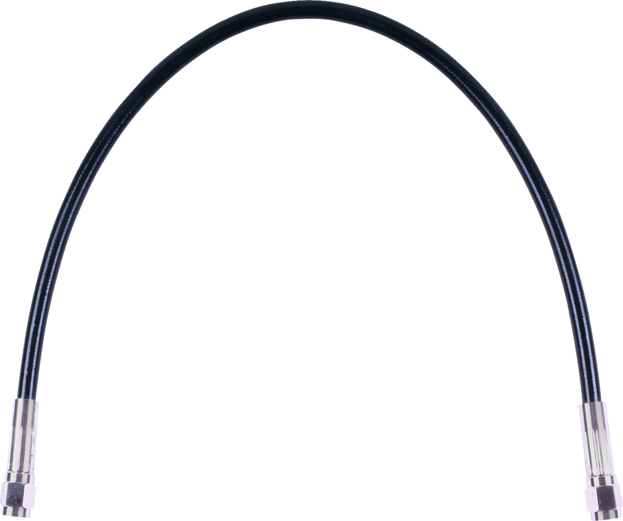 Universal XR Brake Line - 72" - Black w/ Chrome Fittings