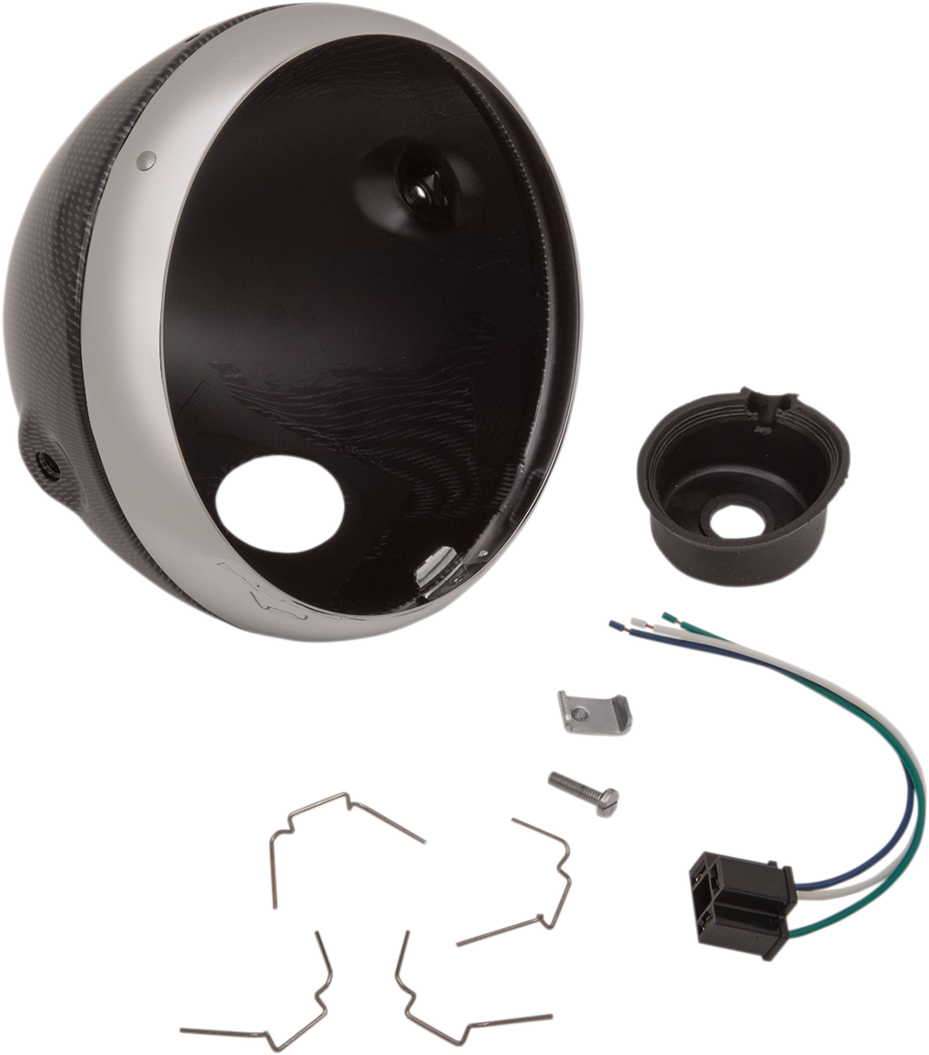 Lucas Style 7" Side Mount Headlight Shells