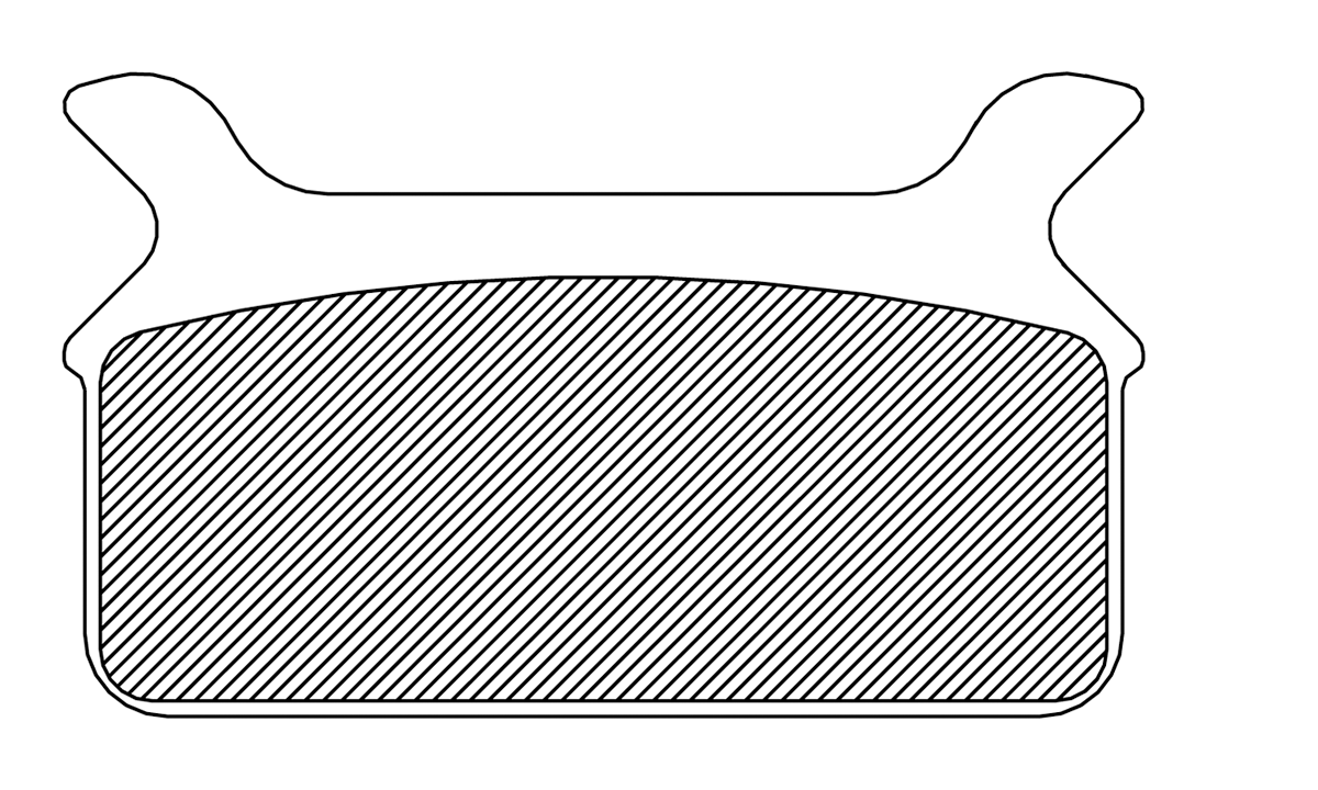 Organic Harley/Buell Brake Pads