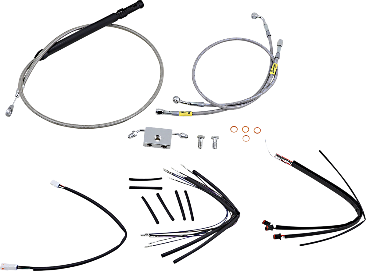 Handlebar Cable and Brake Line Kit for Burly Ape Handlebars
