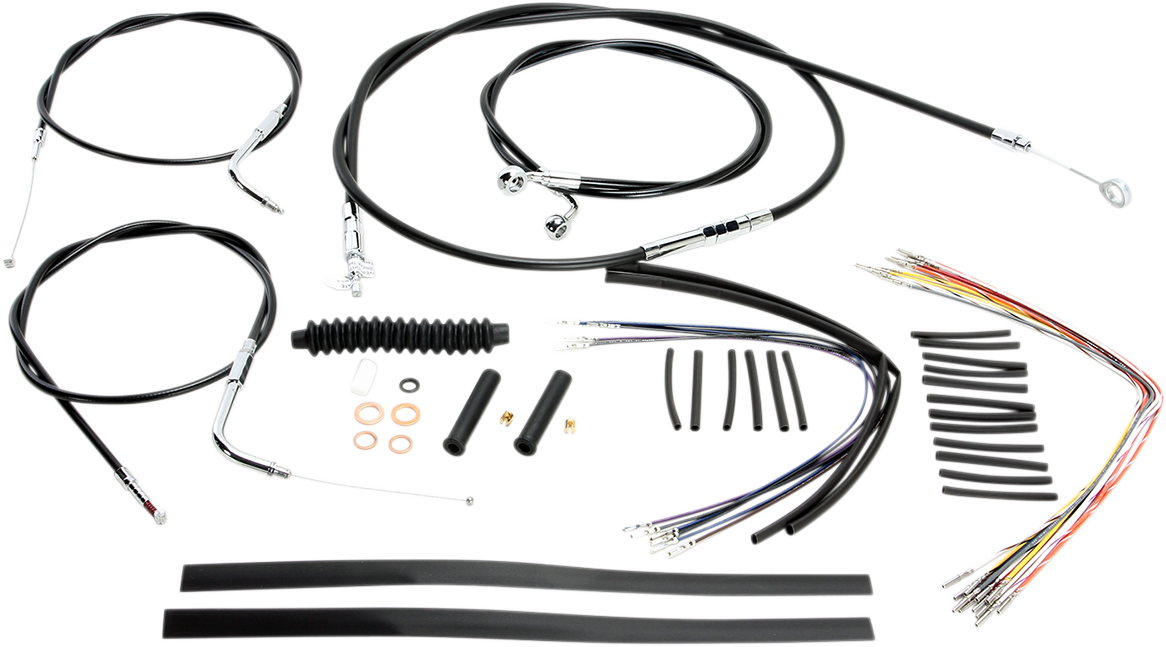 XR Handlebar Installation Kit - 12"-14" Ape Hangers - '96-'05 Dyna - Black
