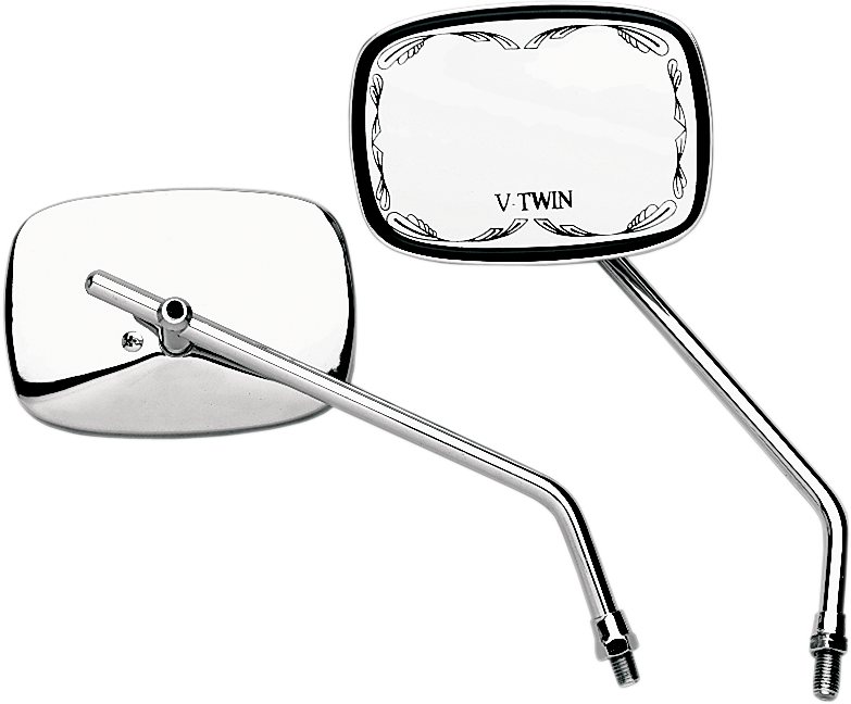 Die-Cast Scrolled Mirror