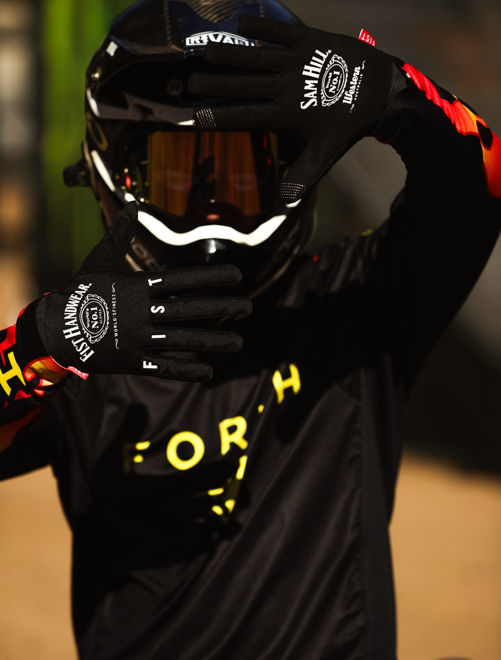 Strapped Sam Hill Red Label Good Times Gloves