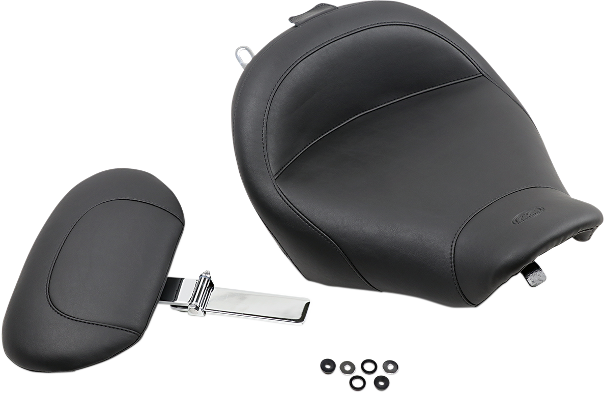 Wide Solo Seat with Removable Backrest