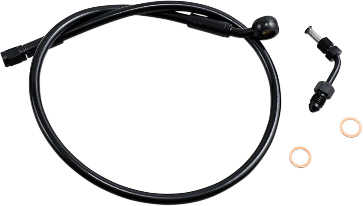 Brake Line - Upper with Adapter - Black