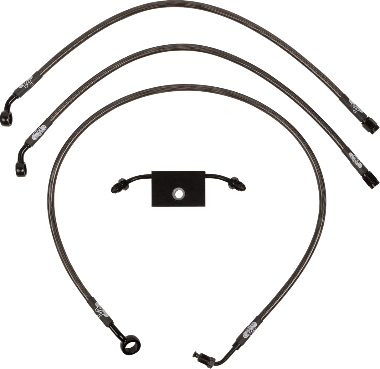 Midnight Braided Brake Line Kit