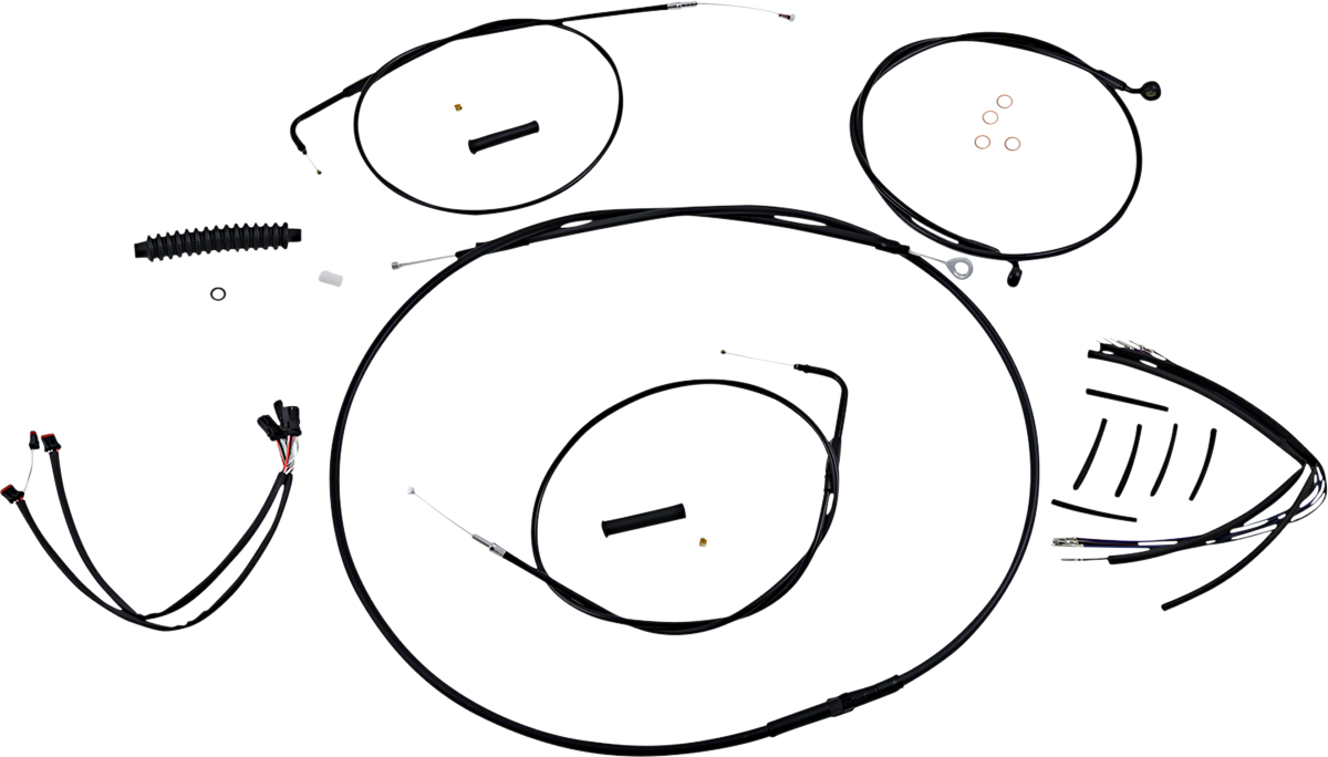 XR Handlebar Installation Kit - 12"-14" Ape Hangers - '11-'14 FLS - Black