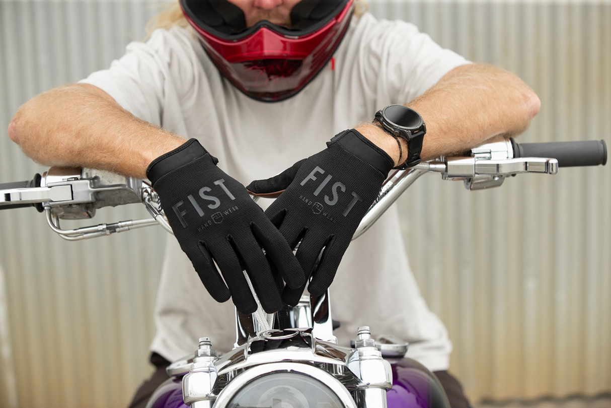 Moto Hybrid Leather Road Gloves