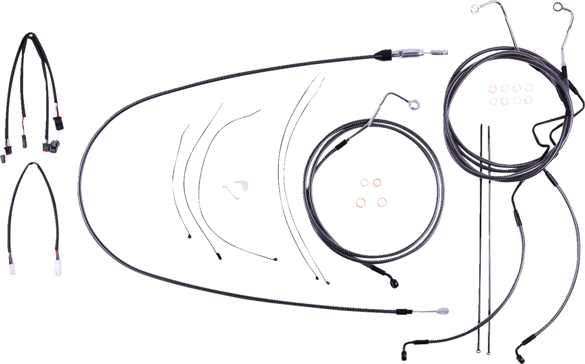 KARBONFIBR Designer Handlebar Installation Kit - 18"-20" - '21-'23 FLTR