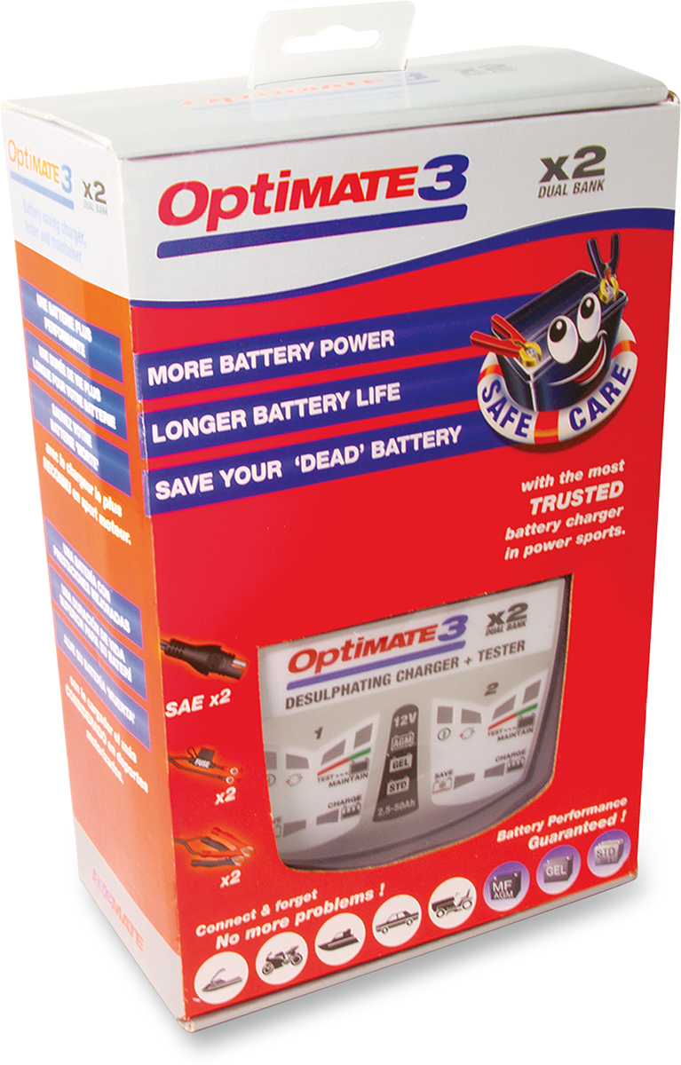 OptiMate™ 3 Multi-Battery Charger and Maintainer