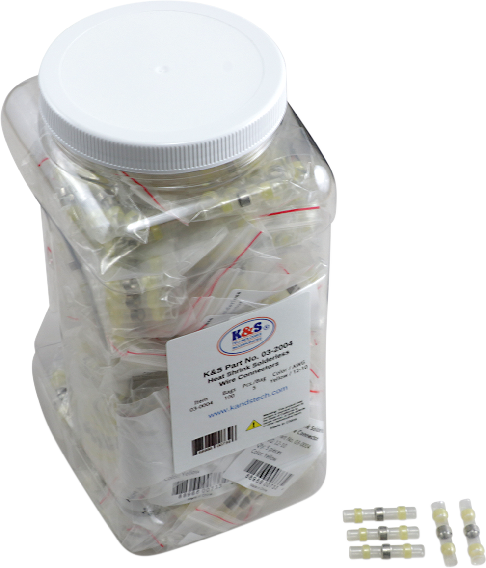 Heat-Shrink Solderless Wire Connector Kit/Refill