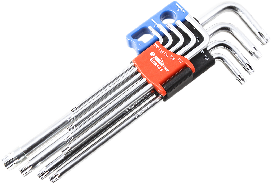 Extra Long Magnetic Torx Key Set
