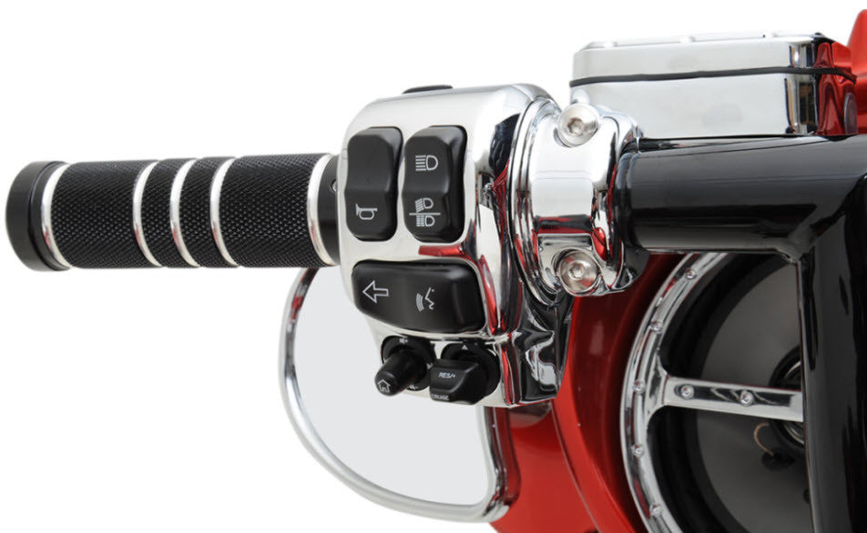 Handlebar Switch Housing Chrome Kit 2014-Above Bagger