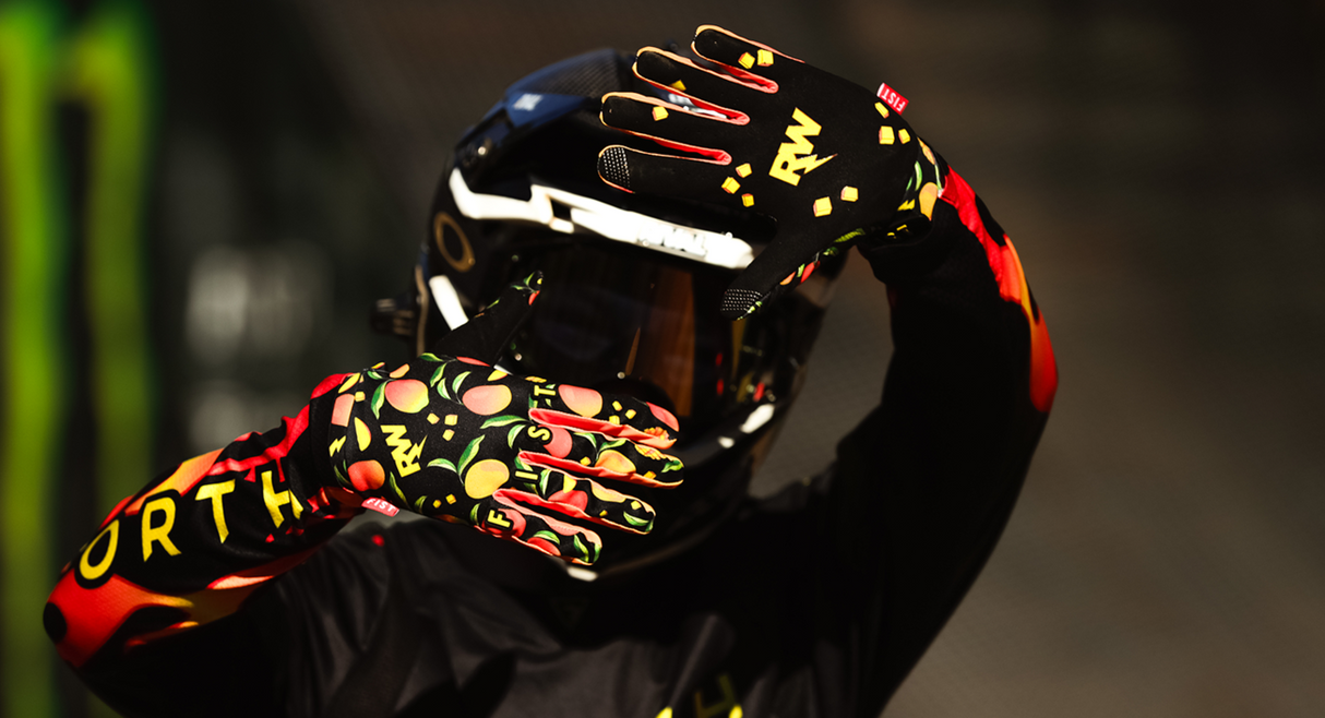 Strapped R-Willy Red Label Mango Madness Gloves