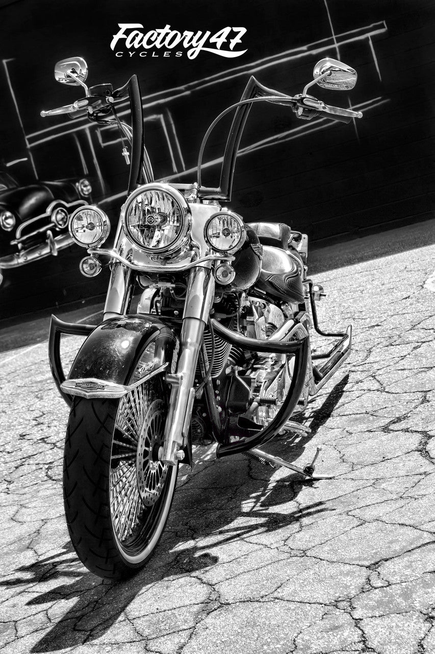 Shield Black for Softails 2001-2017