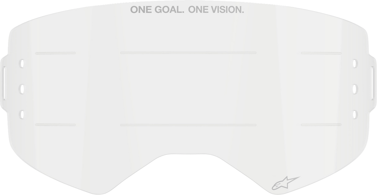 Supertech Wide Vision Roll-Off Goggle Lens