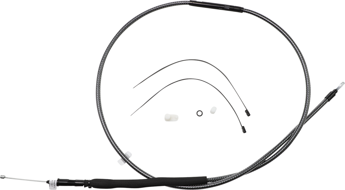 High-Efficiency Polished KARBONFIBR Clutch Cable - 70-11/16"
