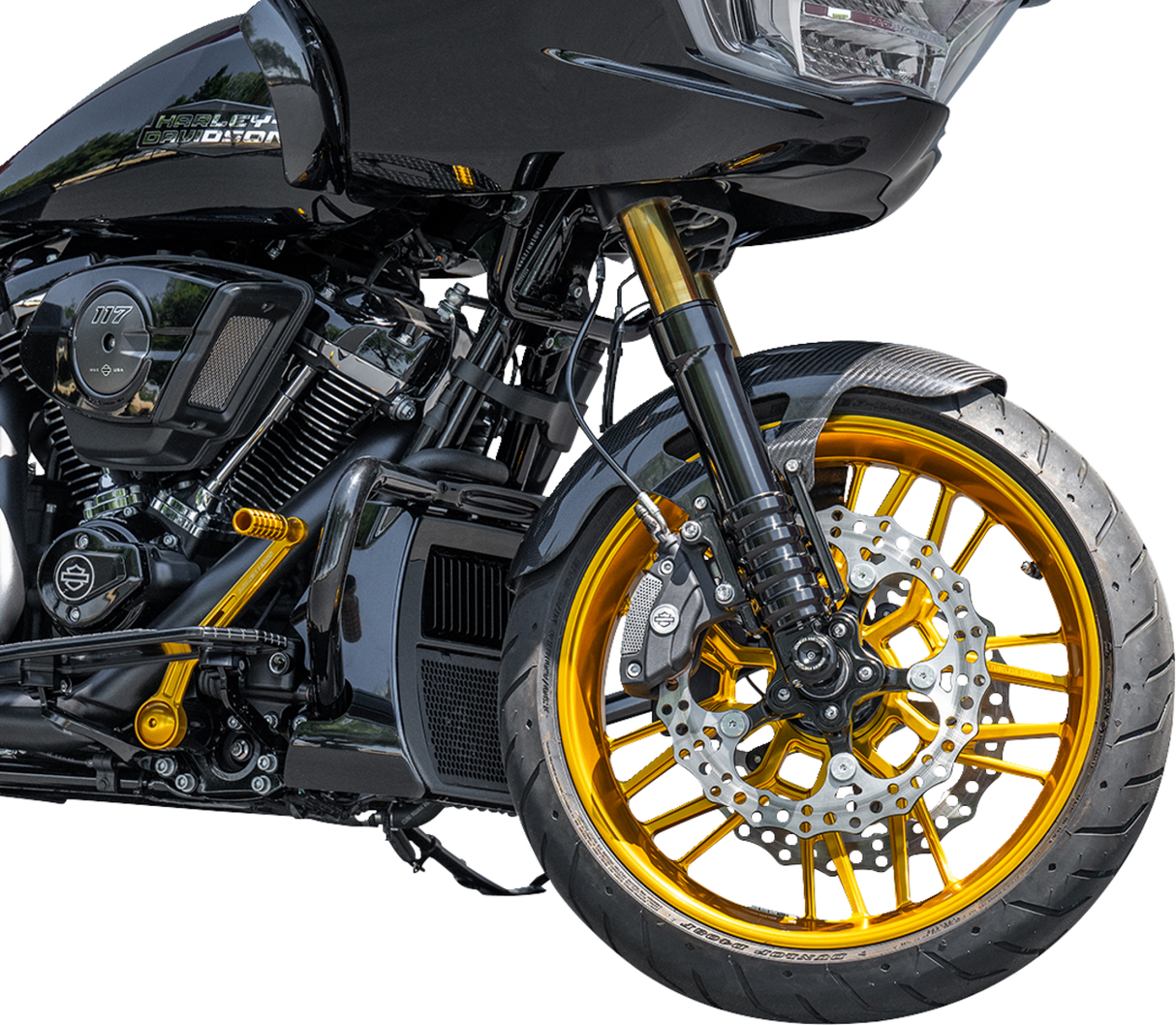 19" Cafe Carbon Fiber Front Fender