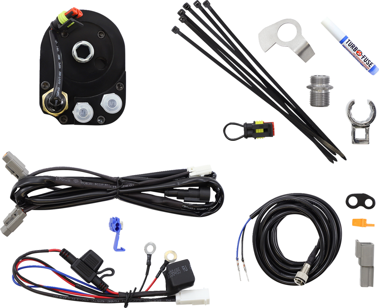 Below Regulator Mount Oil Cooler Kit with Fan for S&S T Series Engines