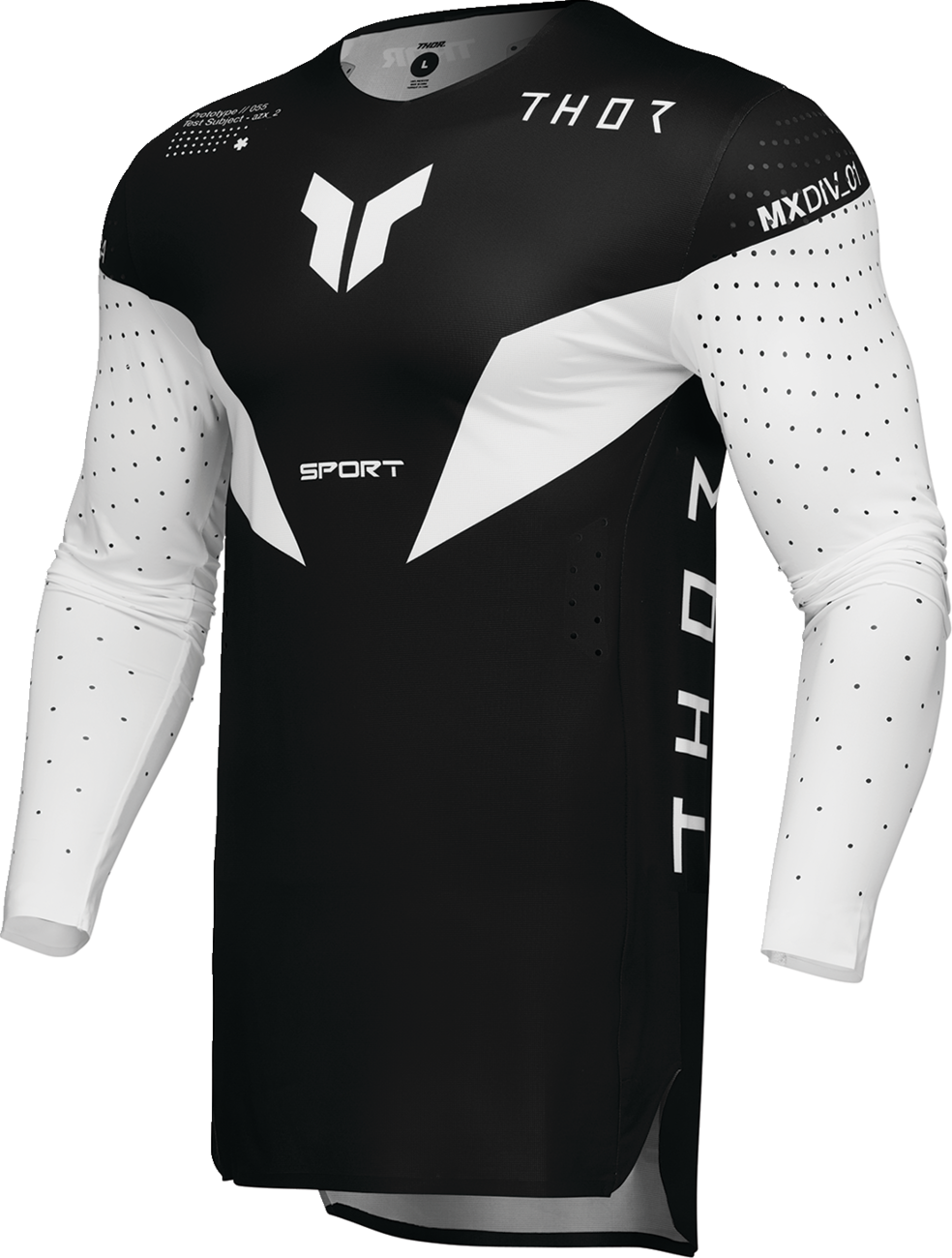 Sportmode Strike Jersey β White/Black