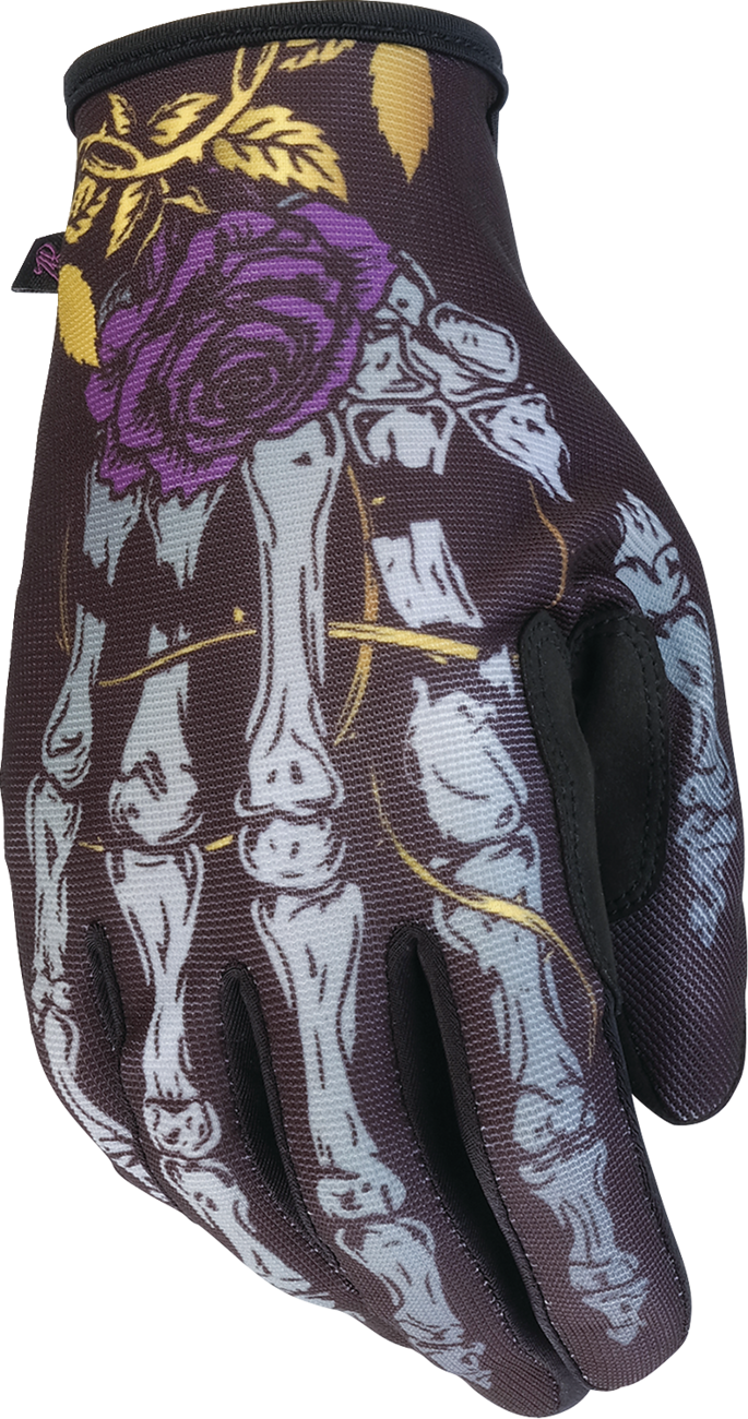 Women's Reflective Bone Gloves