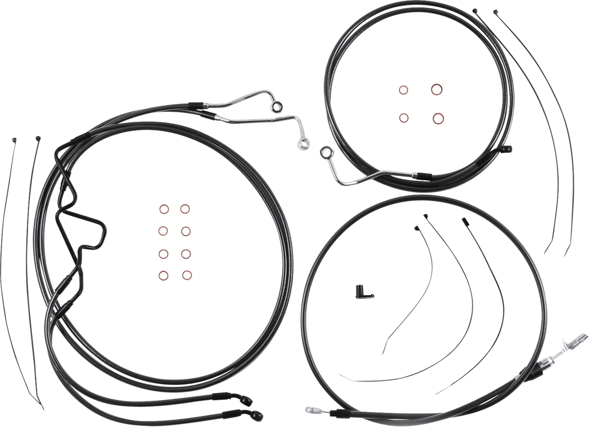 Black Pearl™ Designer Handlebar Installation Kit - 10" - '21-'23 FLTR