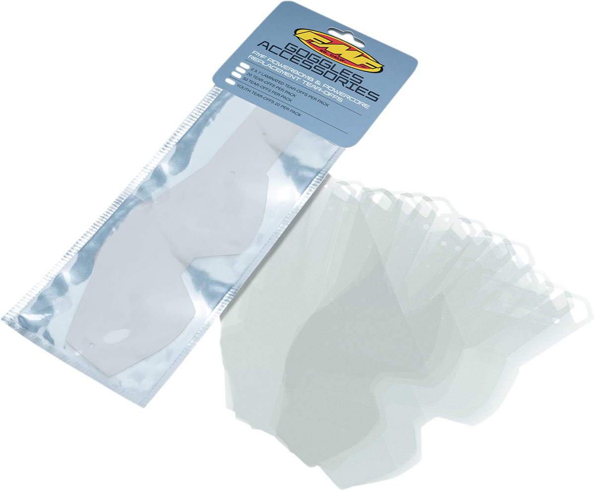 PowerBomb/PowerCore Goggle Tear-Offs