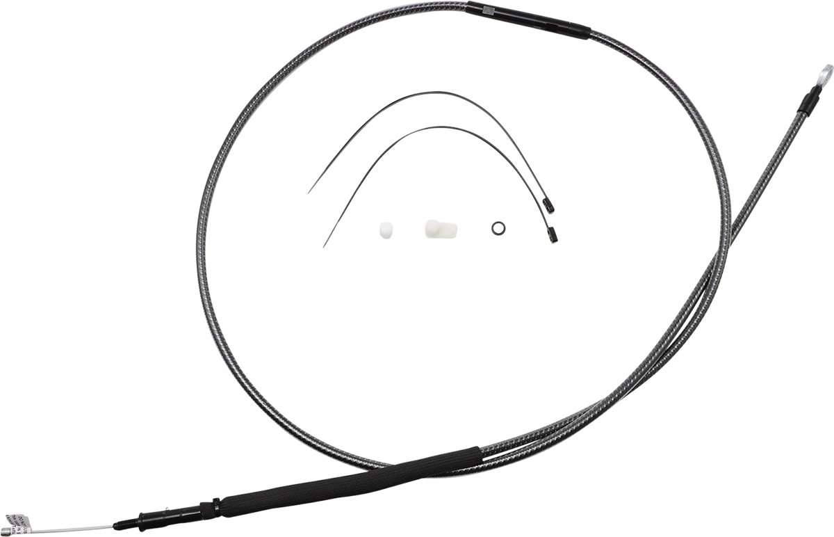 High-Efficiency Polished KARBONFIBR Clutch Cable - 78-11/16"