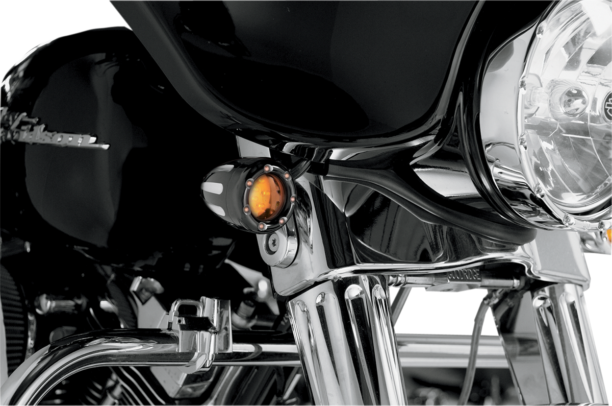 Deep Cut Factory Style Turn Signals W/ LED Fire Ring