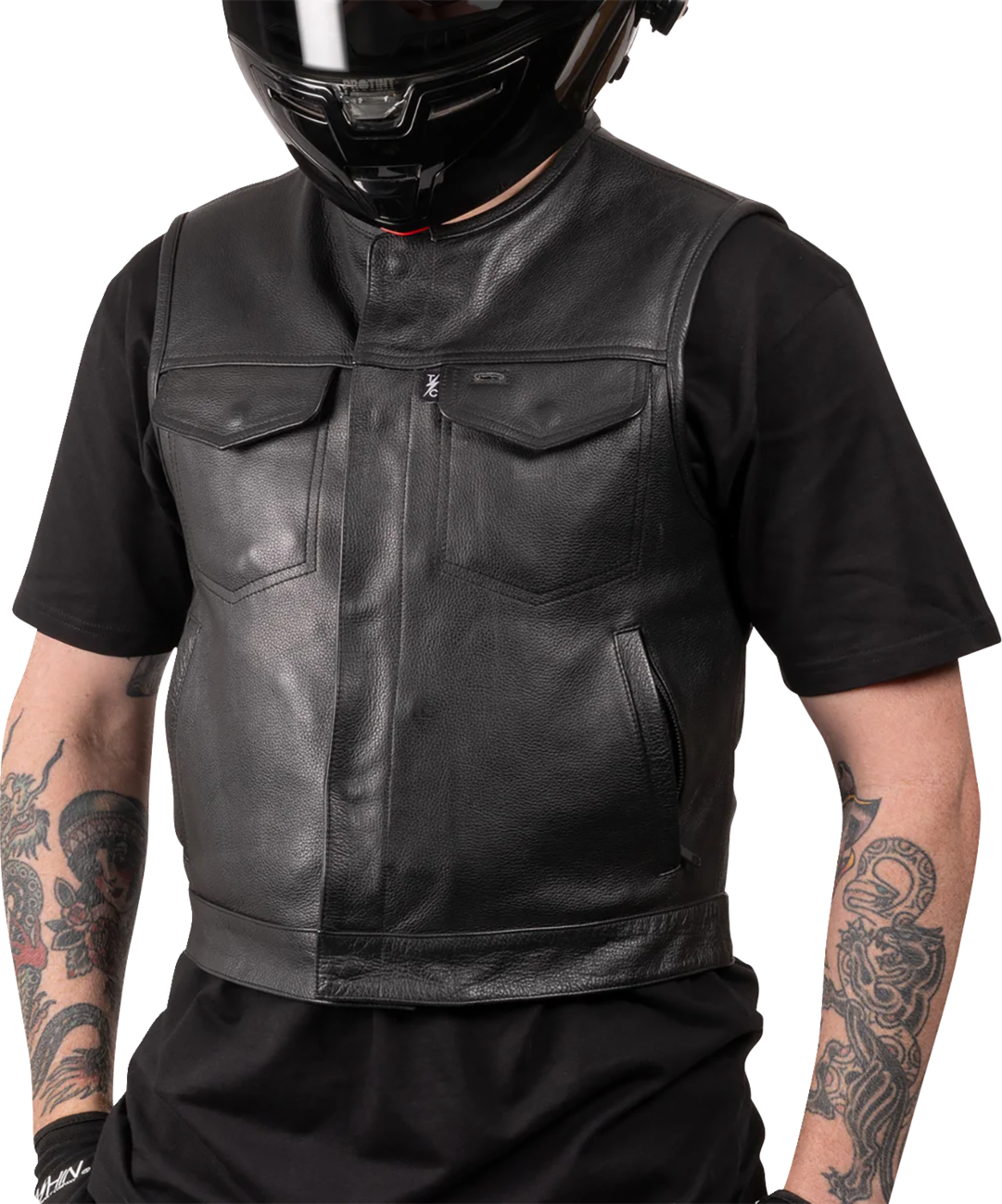 Encinal Leather Shorty Riding Vest