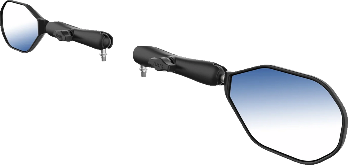 Tough-Mirror™ Kit with M10-1.25 Bases - Long Arm
