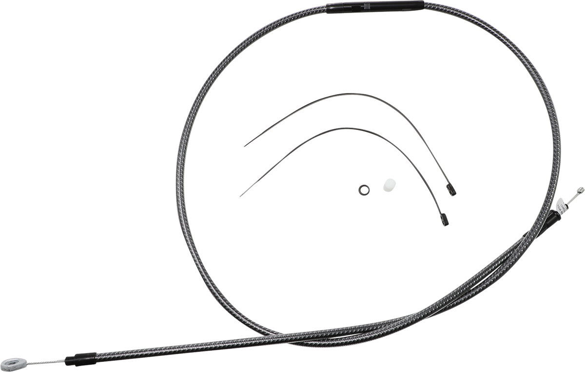 High-Efficiency Polished KARBONFIBR Clutch Cable - 68-11/16"