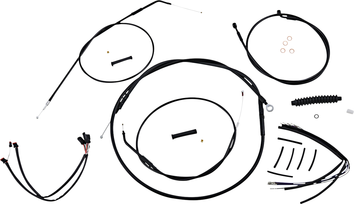 XR Handlebar Installation Kit - 14"-16" Ape Hangers - '14-'22 Sportster - Black