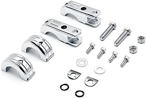 Highway Peg Clamp 1-1/2" Chrome Set 820-1963