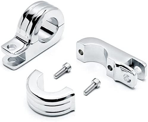 Highway Peg Clamp 1-1/2" Chrome Set 820-1963