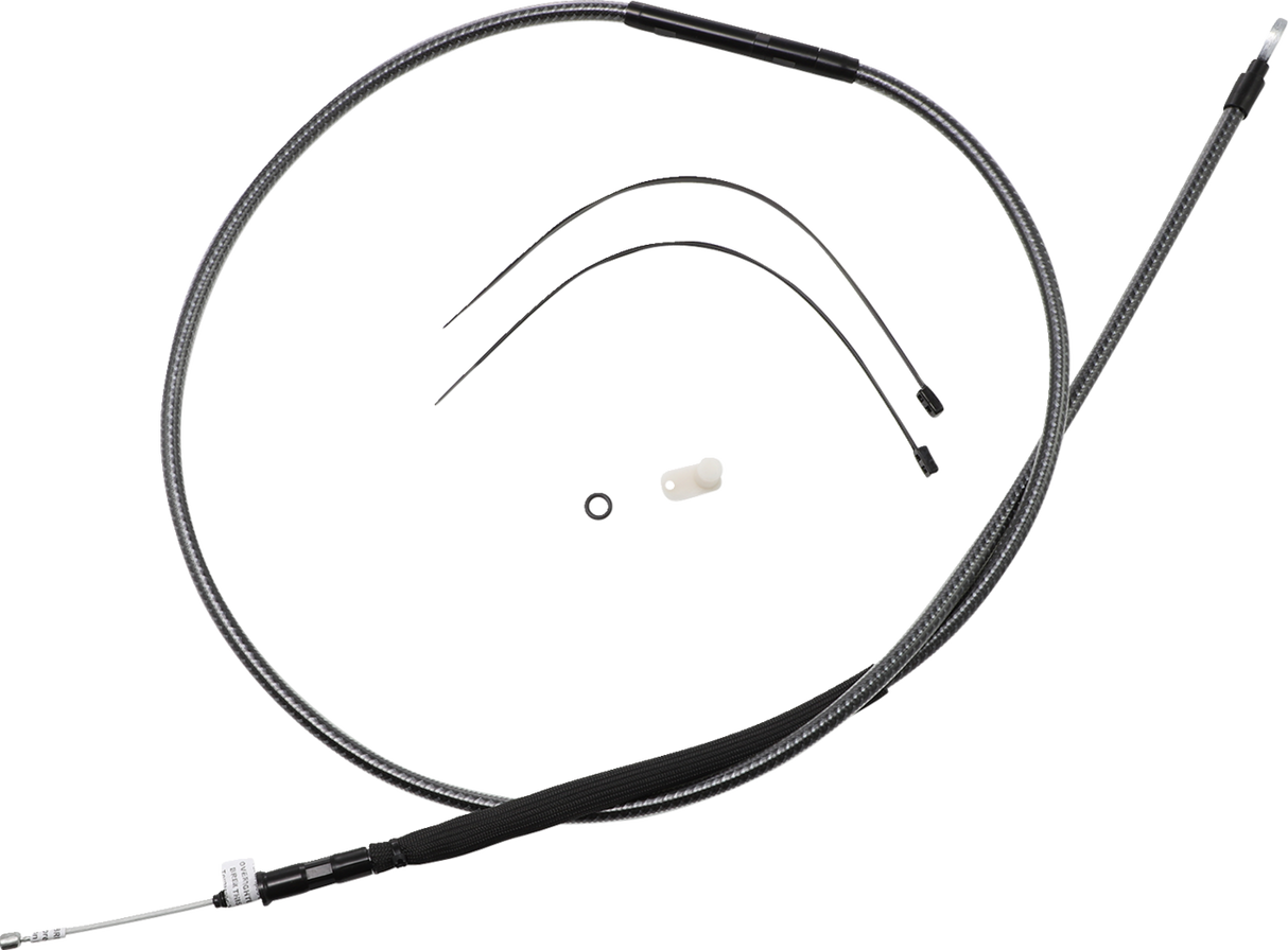 High-Efficiency Polished KARBONFIBR Clutch Cable - 70-11/16"