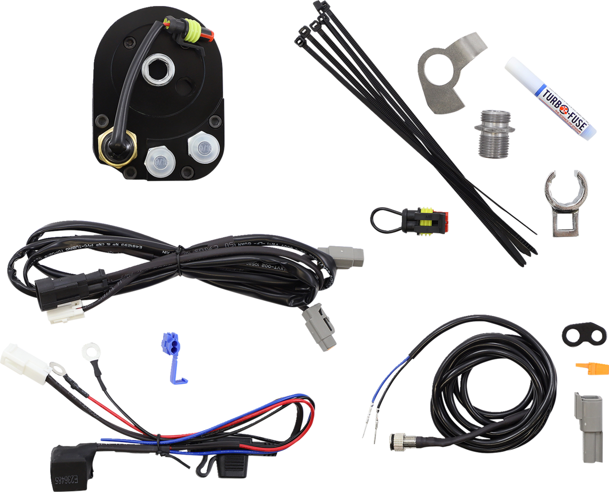 Below Regulator Mount Oil Cooler Kit with Fan for S&S T Series Engines