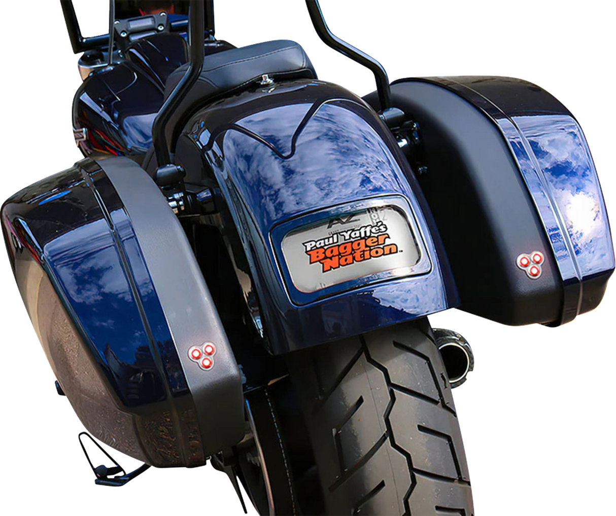 Tri-Pod Taillight with Lightning Bolts