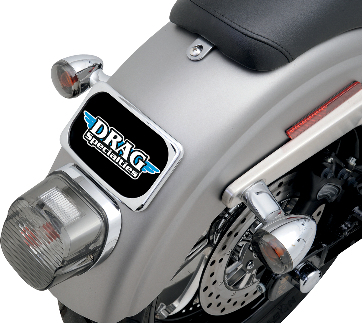 Large Radius Three-Bolt Style License Plate Mount Assembly