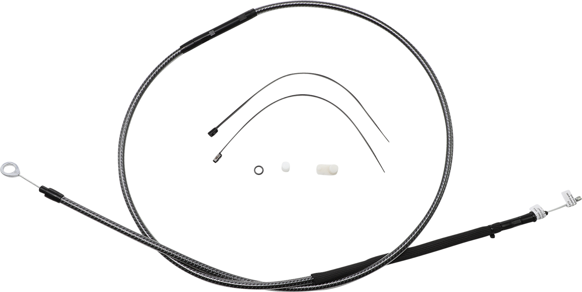 High-Efficiency Polished KARBONFIBR Clutch Cable - 72-11/16"