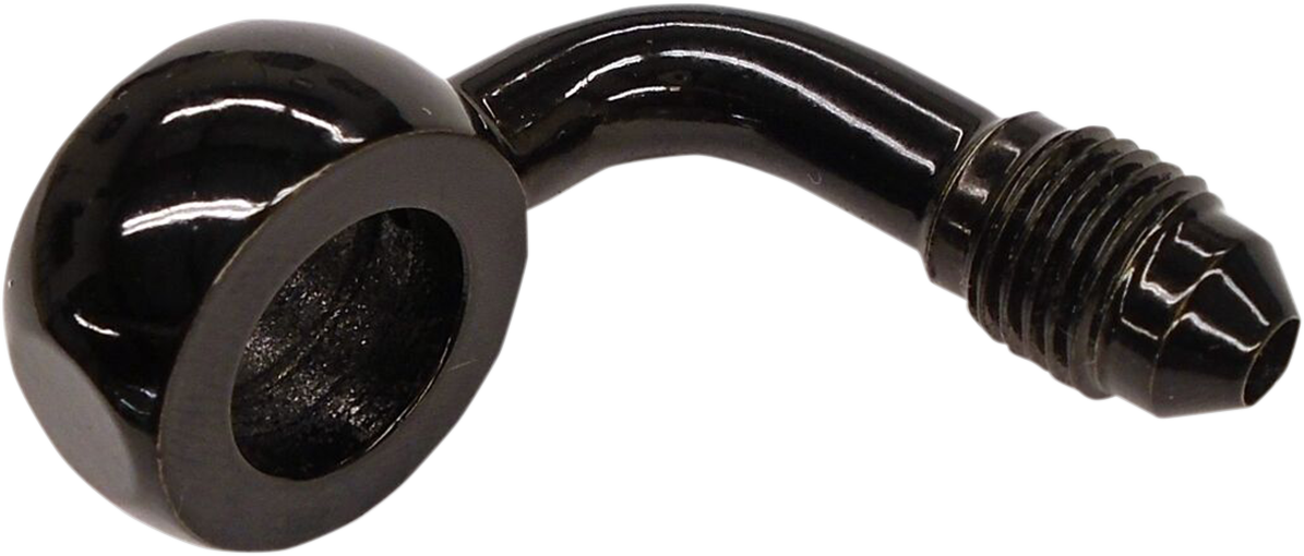 Banjo Fitting - 7/16" - AN3 90° - Black
