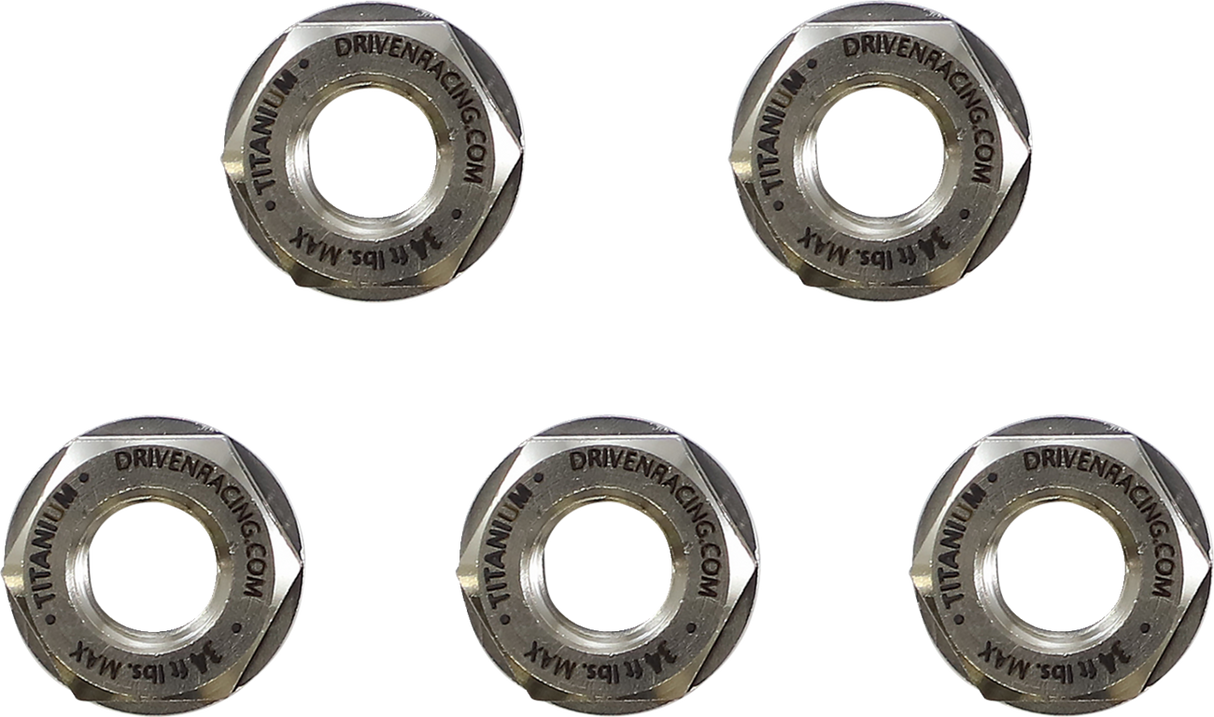 Titanium Sprocket Nuts