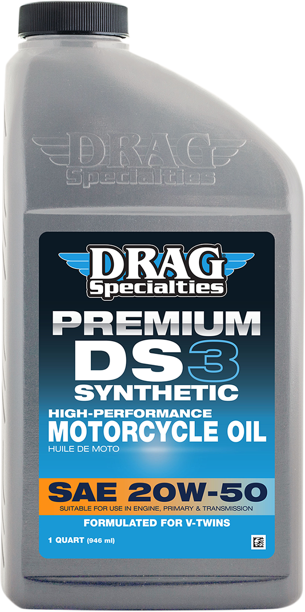 DS3 Premium Full Synthetic 20W-50 Motorcycle Oil