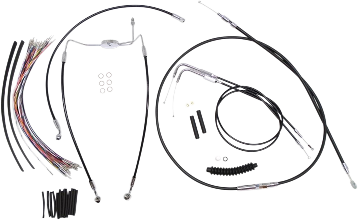 XR Handlebar Installation Kit - 12"-14" Ape Hangers - '96-'06 FLH - Black