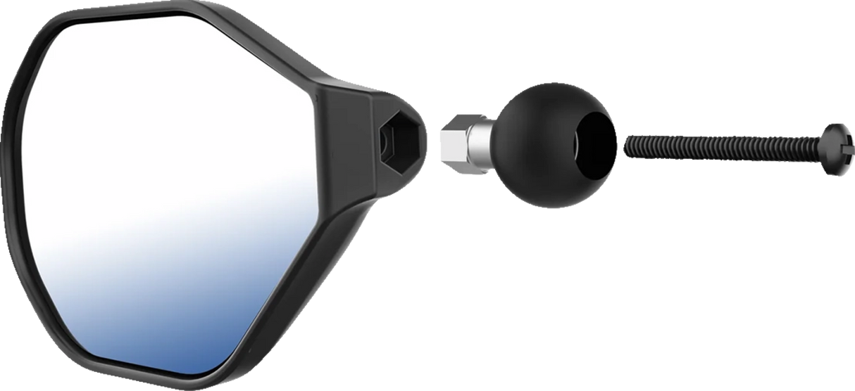 Tough-Mirror™ Left Mirror with Ball