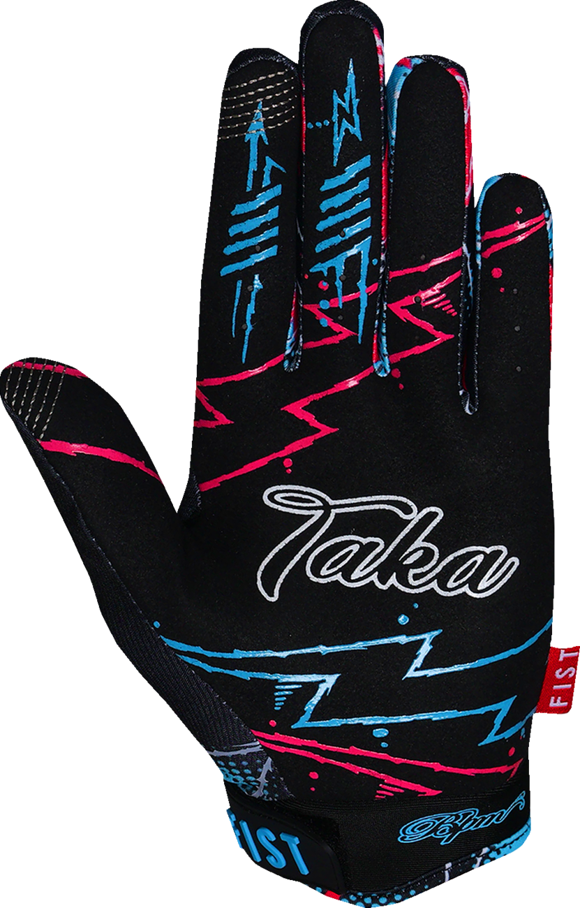 Youth Strapped Taka Higashino Red Label Strike Gloves (Ages 8-14)