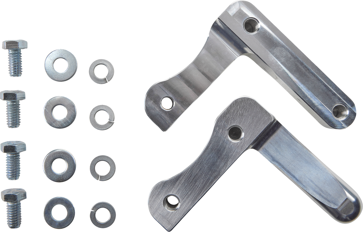 Hugger Series Front Fender with Mounting Blocks for Softail/Dyna